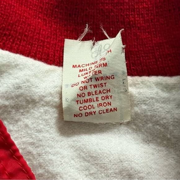 Vintage 3T Baseball Slugger Red and Blue Kids Jacket Coat - Picture 5 of 8